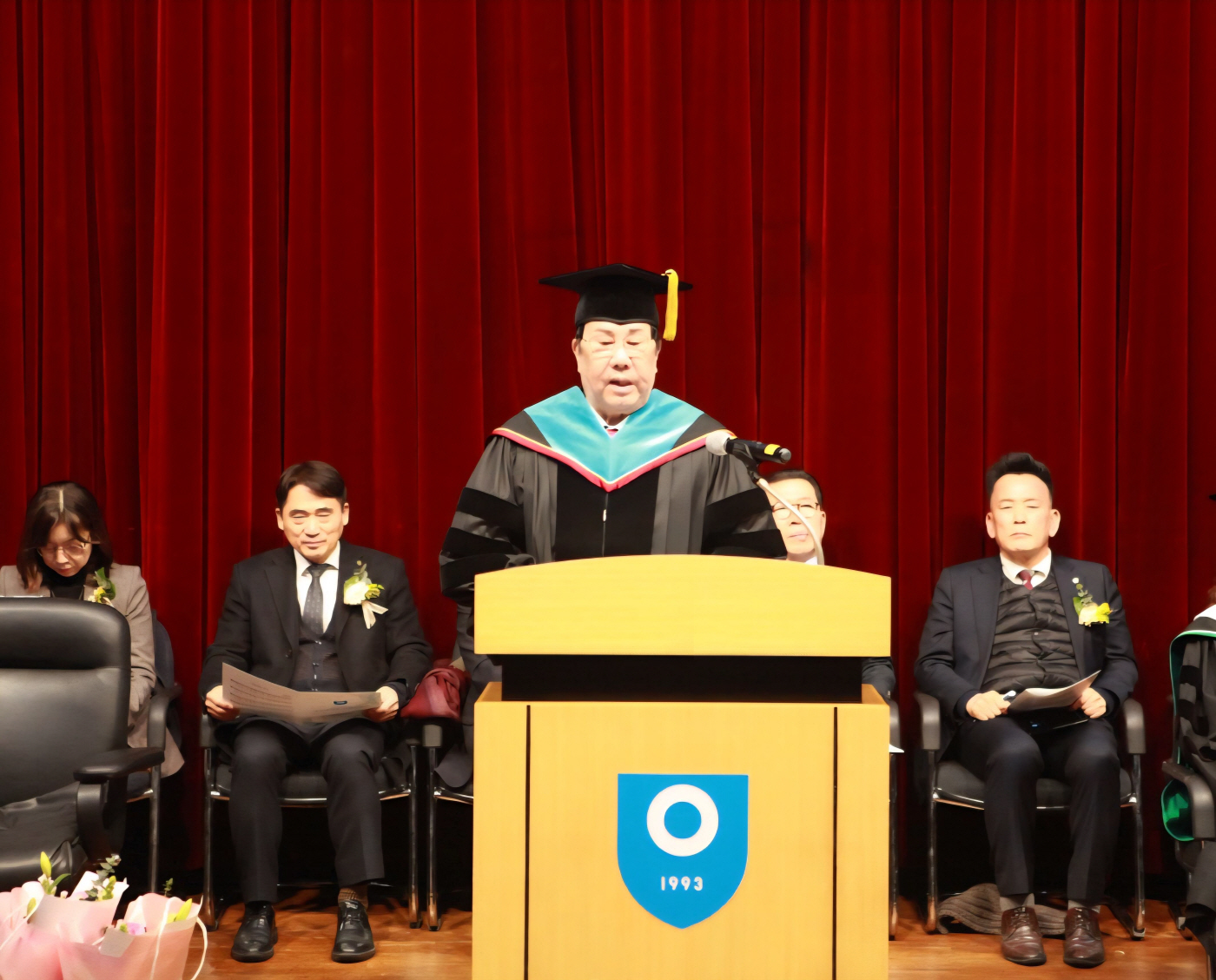 [보도사진]SM그룹 우오현 회장(동신교육재단 이사장)