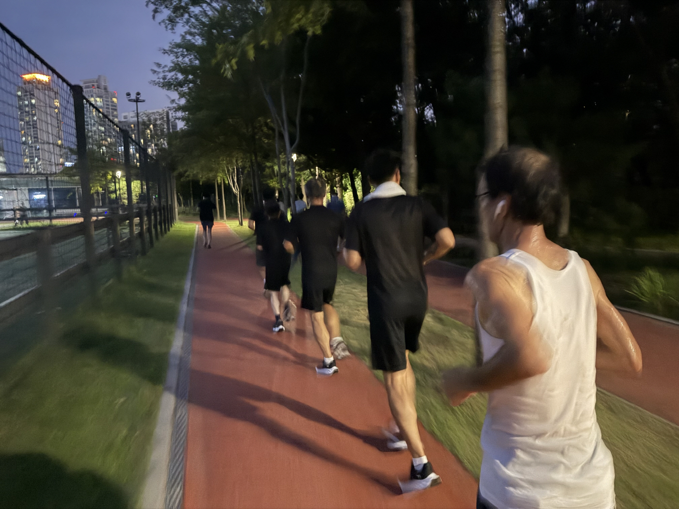 마라톤대회 연습사진