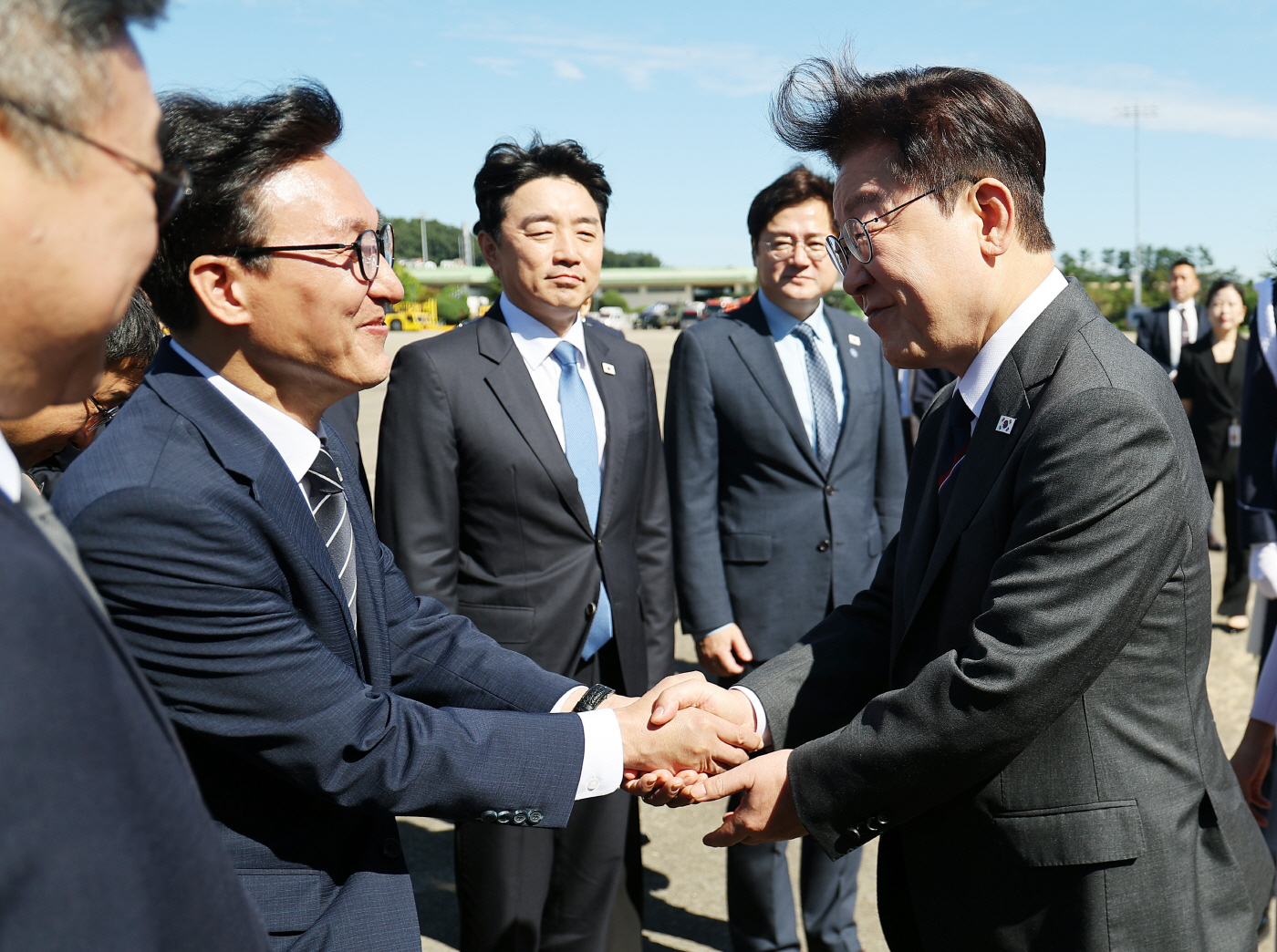 이재명 대통령과 김민석 대표