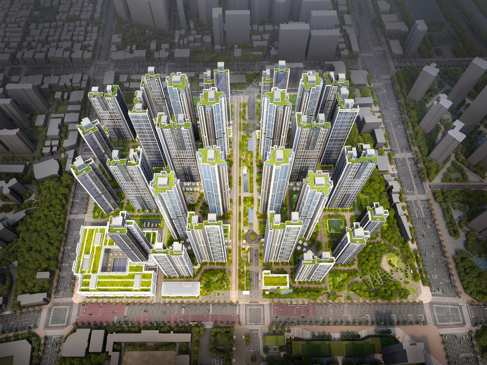 서울 강남구 은마아파트 재건축 사업 조감도