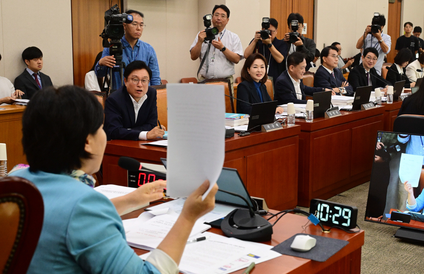 [포토] 국회 법제사법위원회 전체회의
