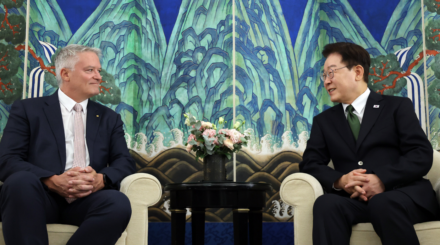 이재명 대통령, OECD 사무총장 접견<YONHAP NO-7756>