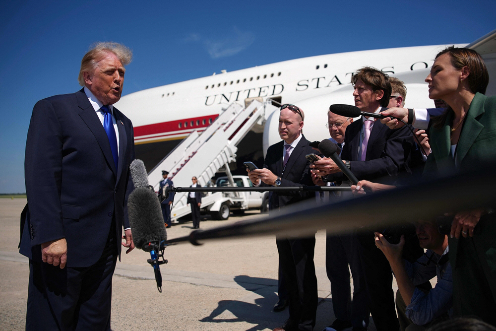 US-PRESIDENT-TRUMP-TR... <YONHAP NO-1305> (Getty Images via AFP)