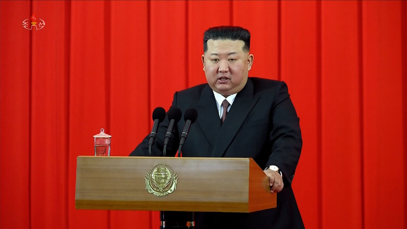 김정은, 정권수립일 기념행사서 축하연설<YONHAP NO-6000>