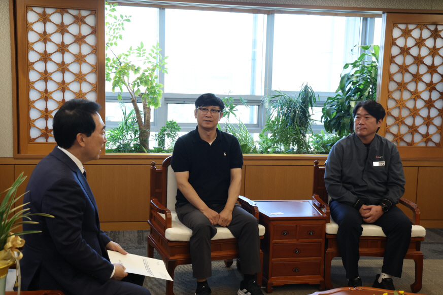 박수현 충남지사 노동계 면담