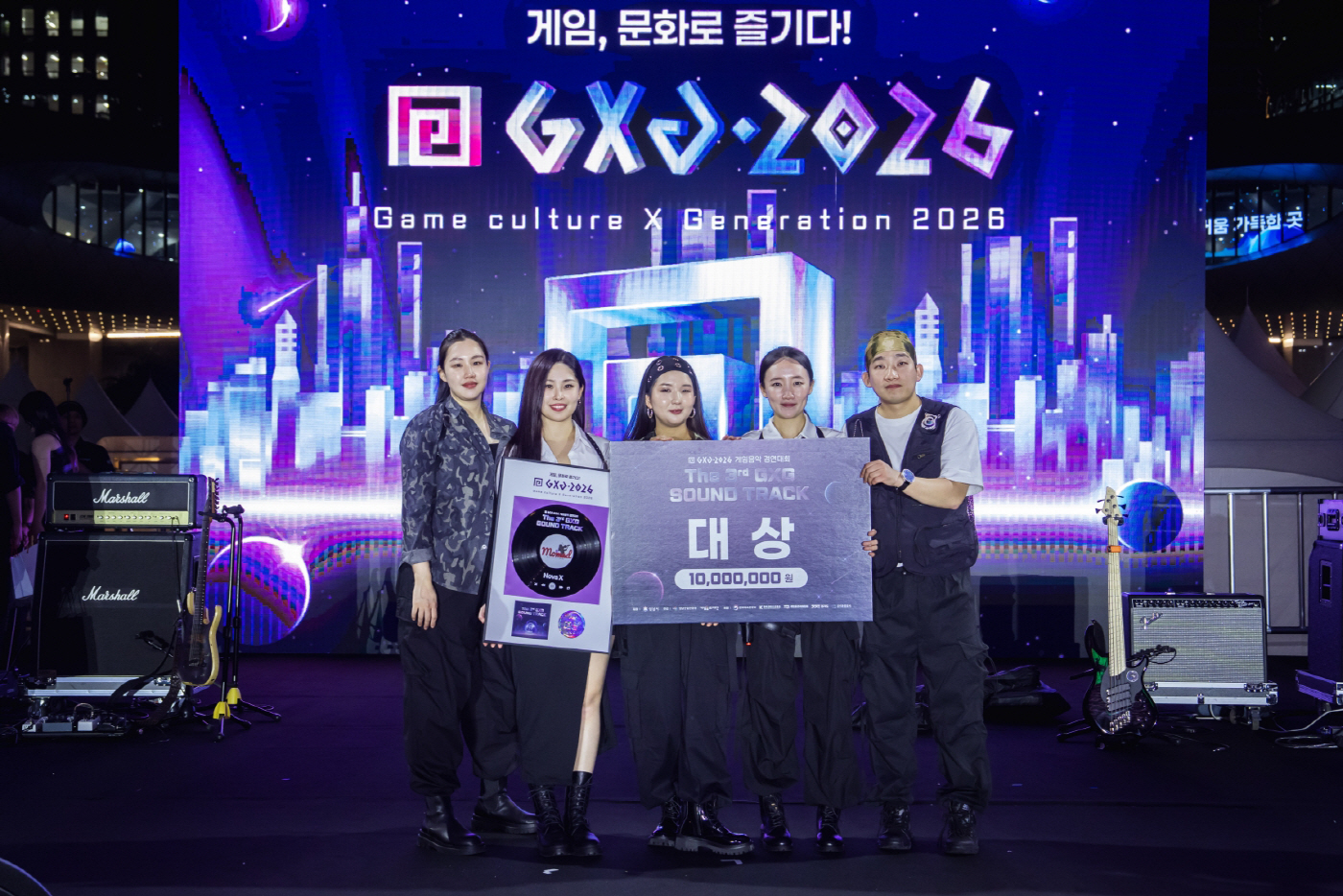 [붙임]보도사진5. GXG 사운드 트랙 대상_현악밴드 모마드