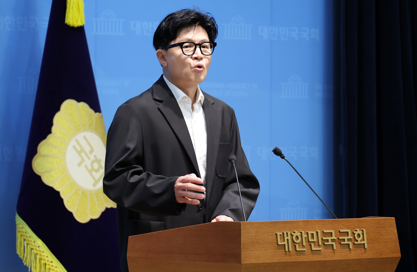한동훈 의원, 김승원 법무부 장관 후보자 관련 기자회견
