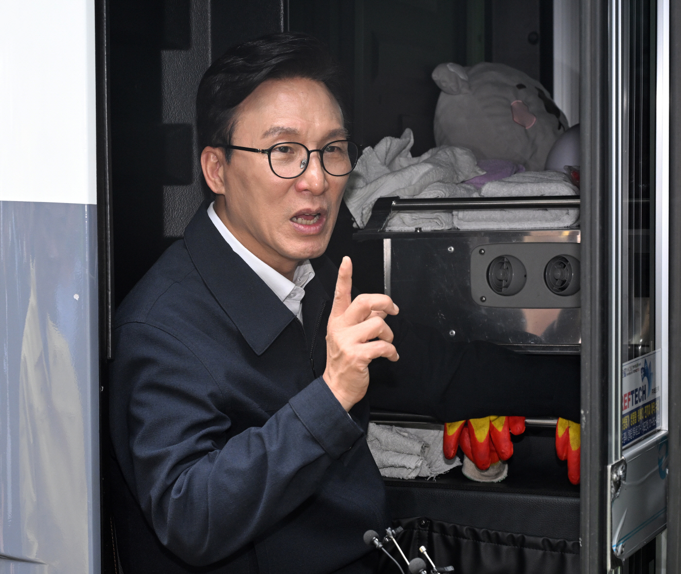 김민석, 환경미화원 작업환경·안전 현장 점검