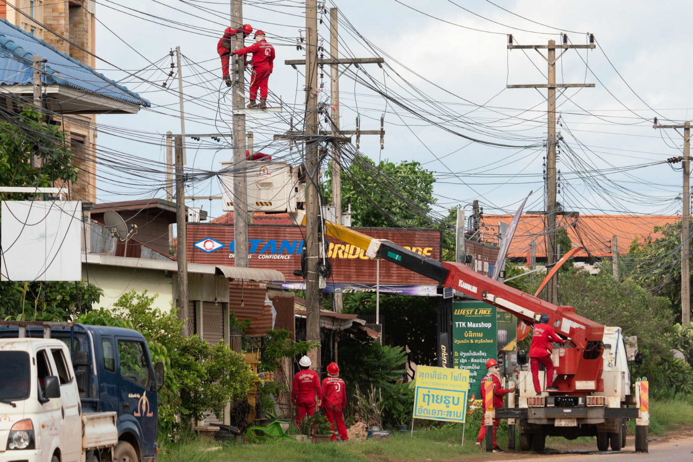 LAOS-ENERGY-ELECTRICITY <YONHAP NO-4203> (AFP)