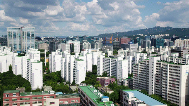 경기 광명시 일대 아파트 밀집지역 전경