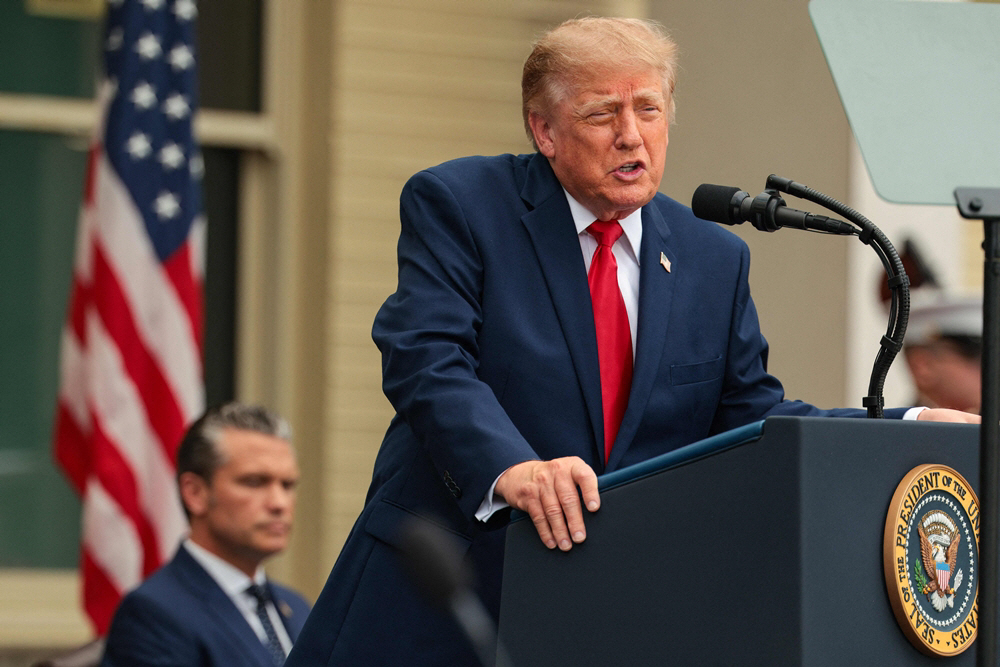 US-PRESIDENT-TRUMP,-M... <YONHAP NO-0165> (Getty Images via AFP)