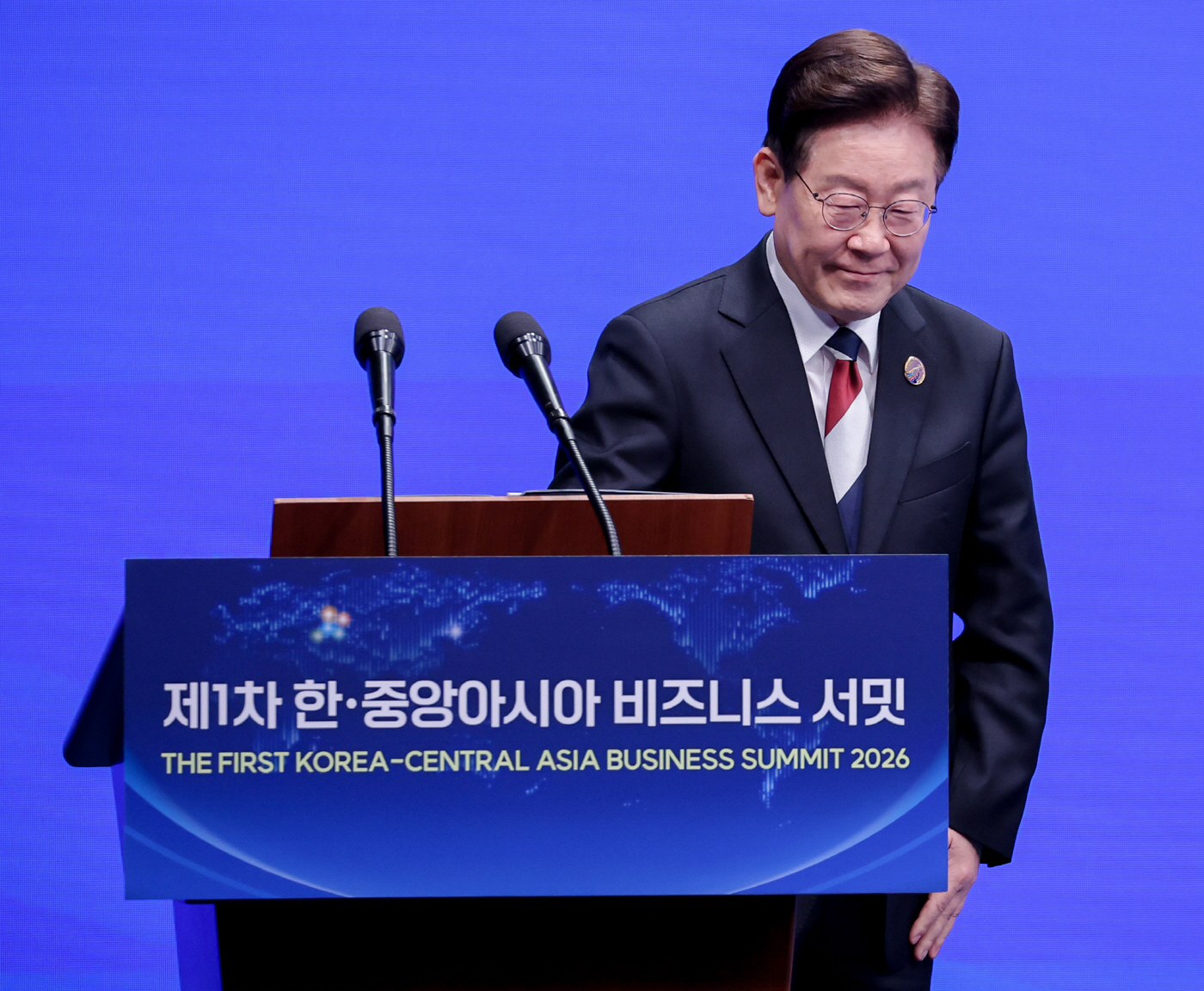 연설 마친 이재명 대통령