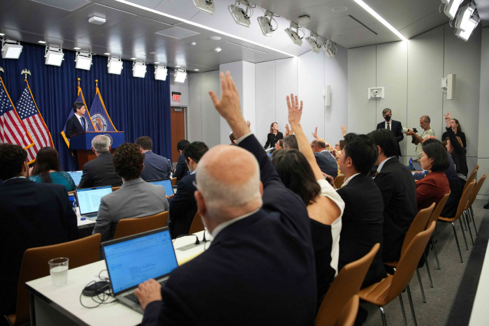 US-FED-CHAIR-KEVIN-WARSH-HOLDS-PRESS-CONFERENCE-ON-INTEREST-RATE