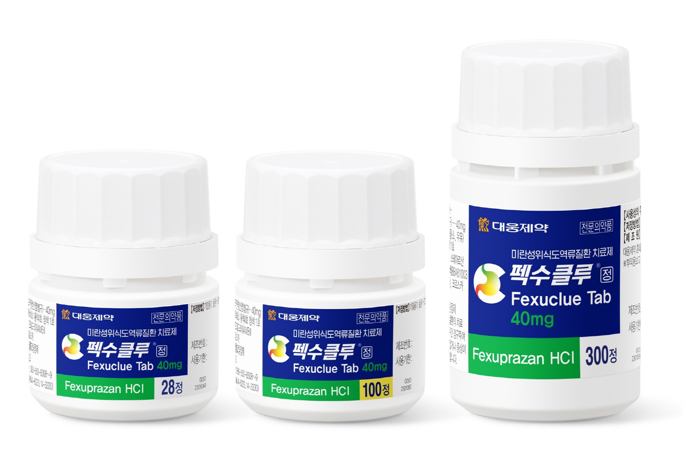 [사진자료] 대웅제약 펙수클루 40mg 제품 이미지