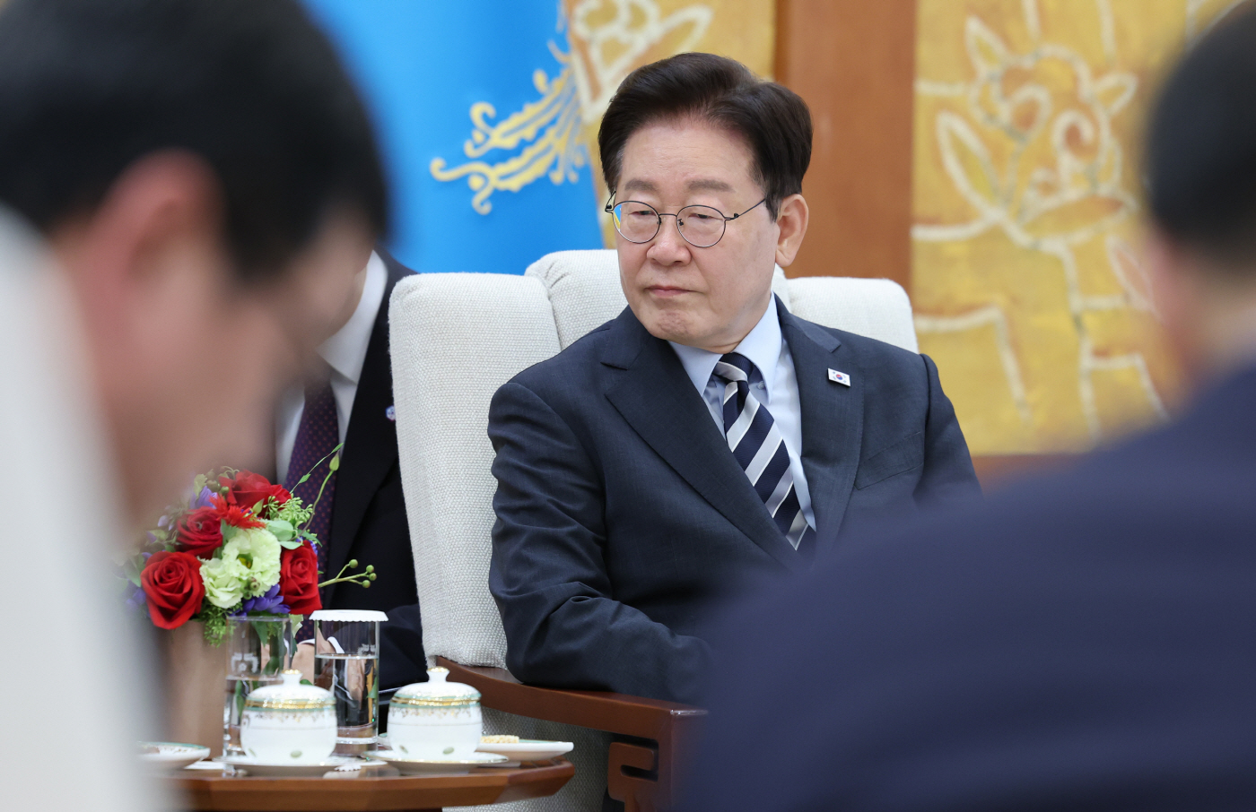 IEA 사무총장 발언 듣는 이재명 대통령