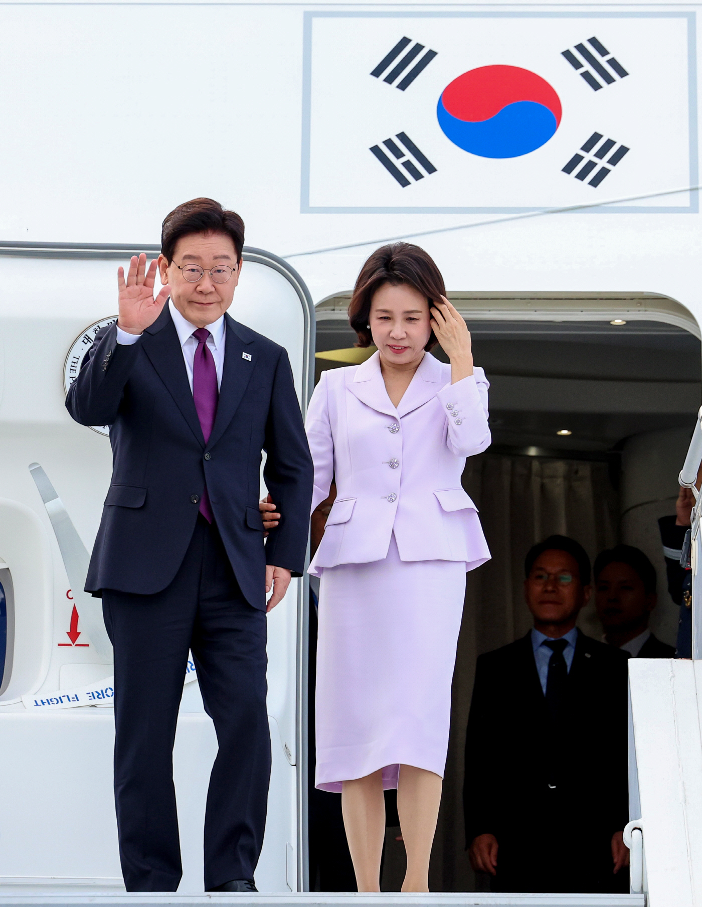 이재명 대통령, 미국 도착<YONHAP NO-1659>