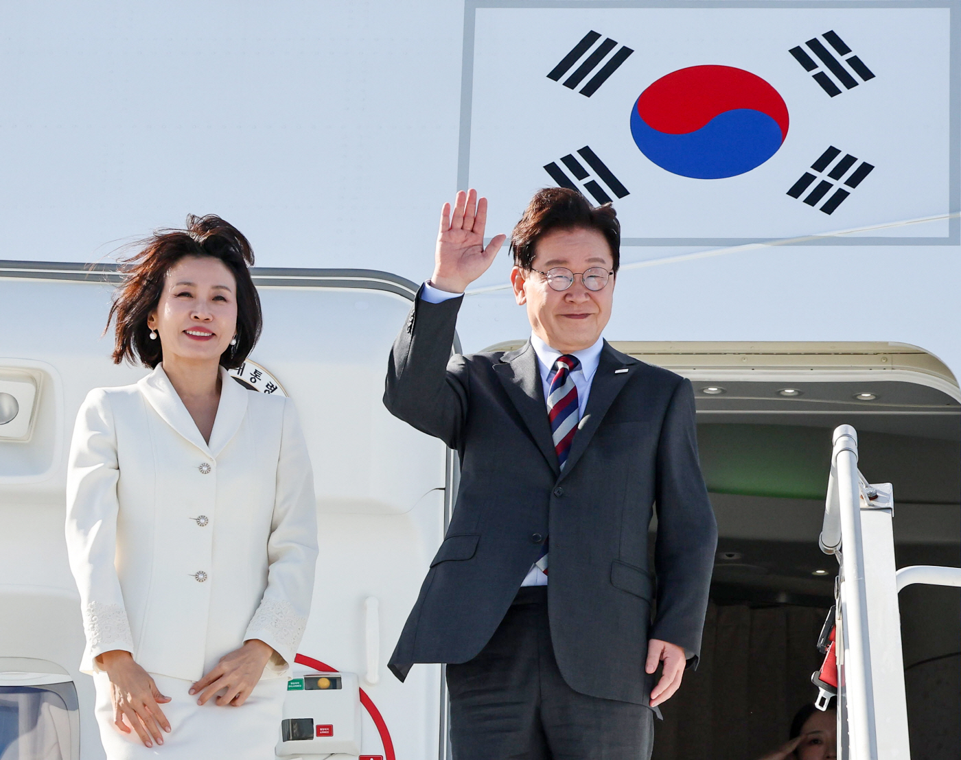 이재명 대통령, 미국에서 멕시코로<YONHAP NO-1592>
