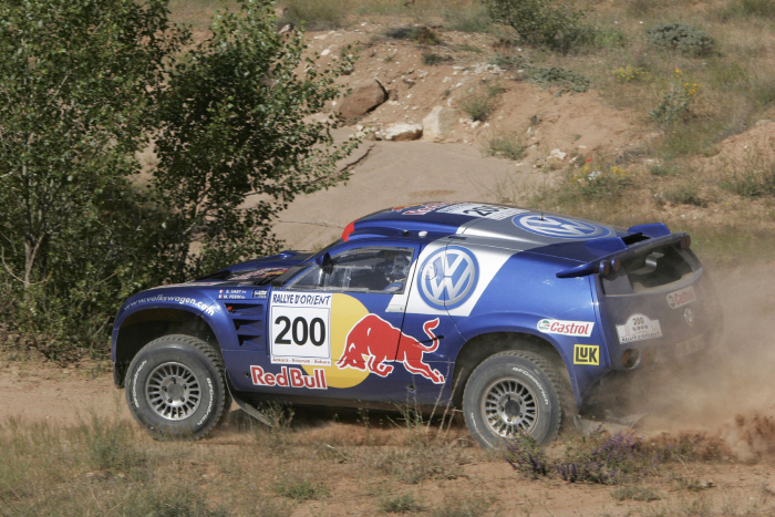 VW Race Touareg ?off-road vehicle specially developed for marat