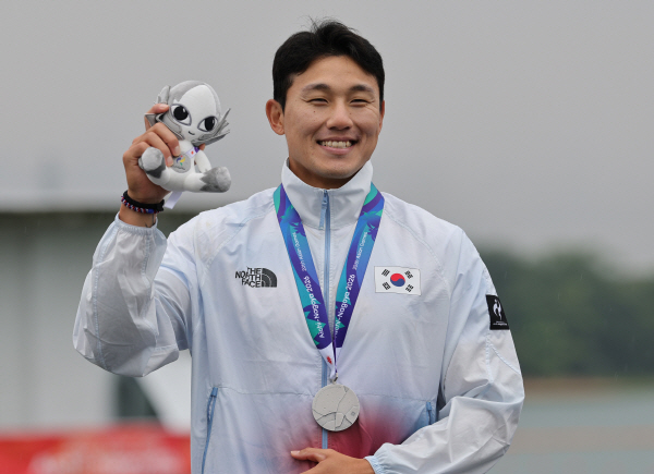 장상원, 카약 1인승 은메달
