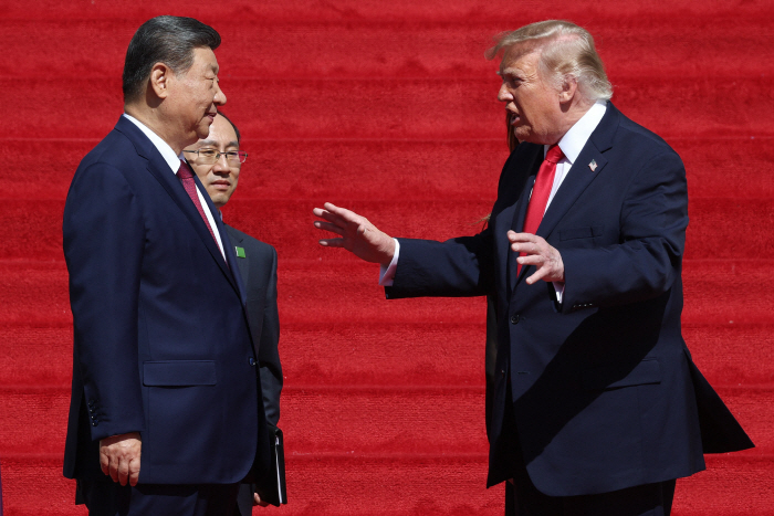 US-PRESIDENT-TRUMP-HOSTS-CHINESE-PRESIDENT-XI-JINPING-FOR-A-STAT
