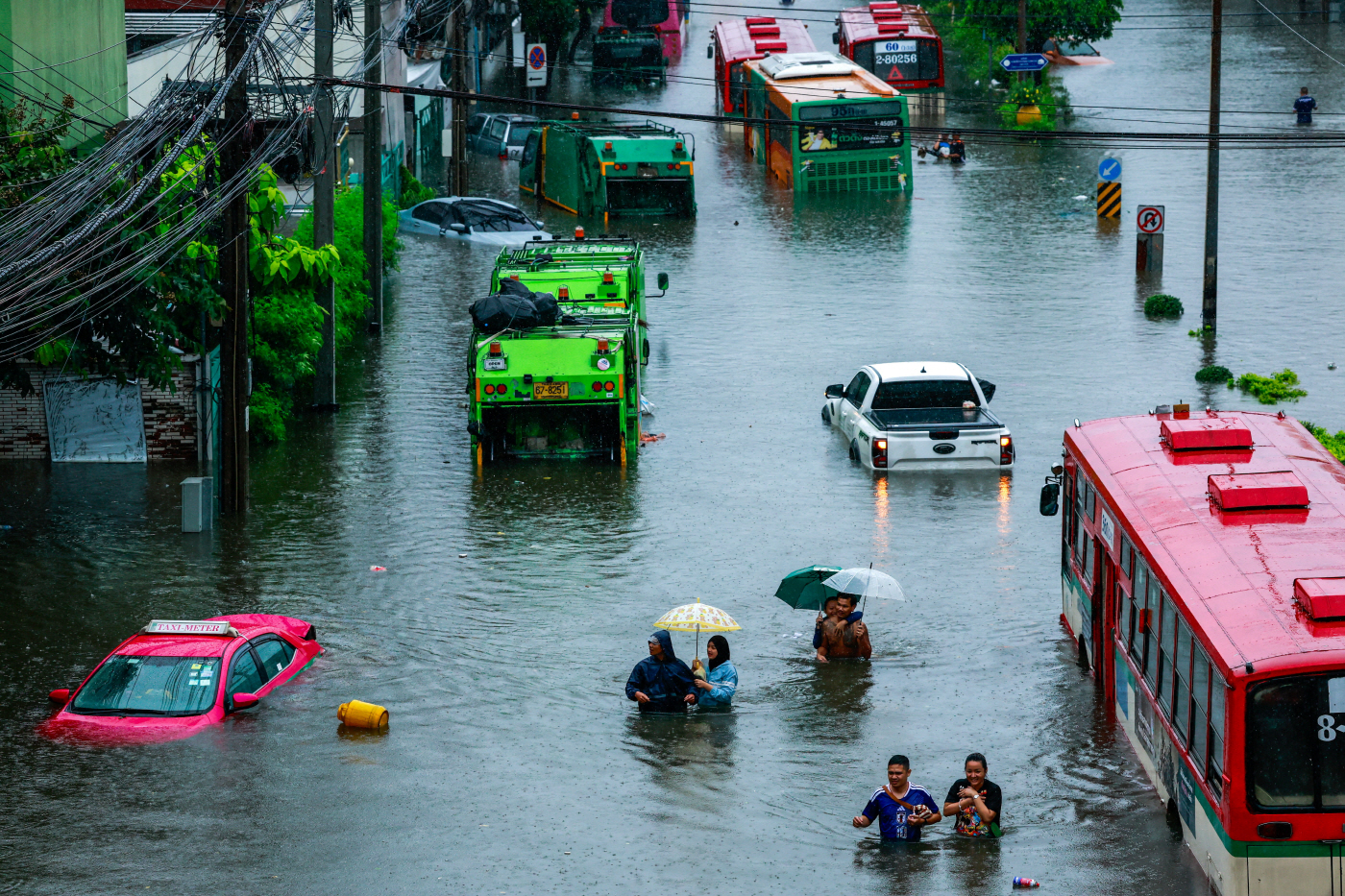 ASIA-WEATHER/THAILAND-FLOODS <YONHAP NO-6887> (REUTERS)
