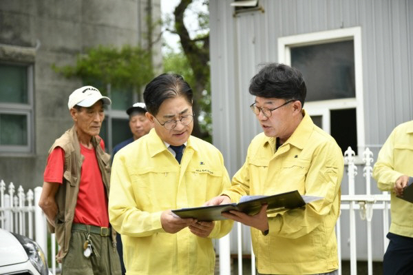 이기형 김포시장_상습침수피해지역 현장점검