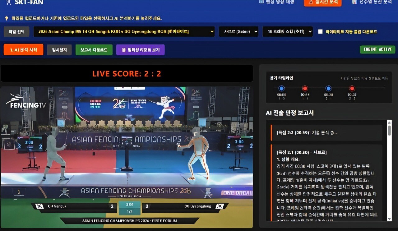 사진2. 금빛 칼끝 뒤엔 SKT 24년간 후원 있었다