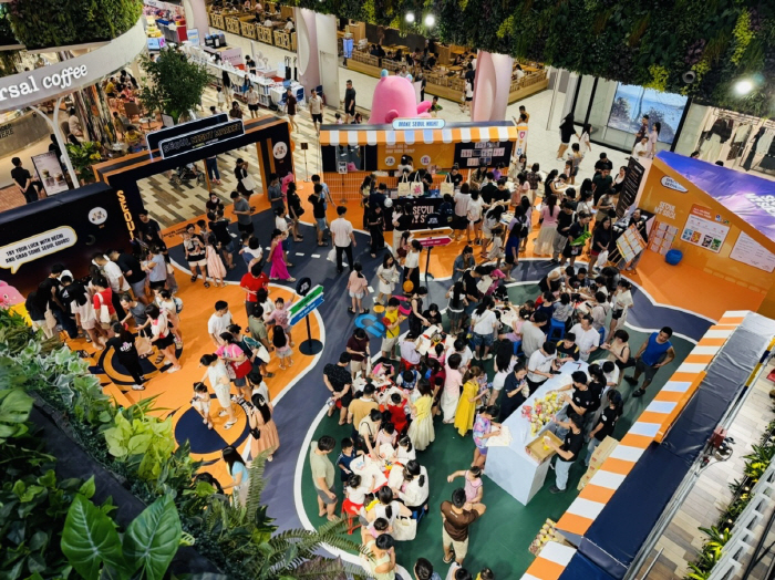(대표사진) 베트남 하노이 이온몰 하동에서 진행된 서울관광 홍보부스 SEOUL NIGHT MARKET 전경