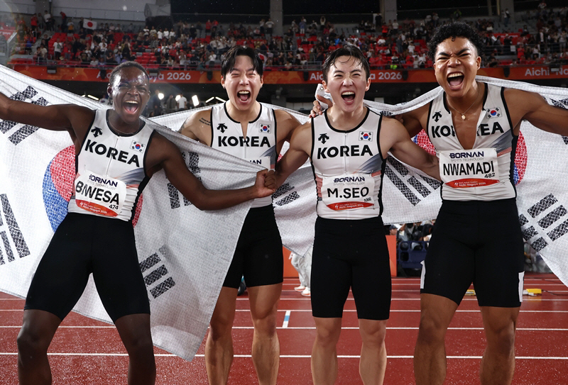 한국 남자 400m 계주팀