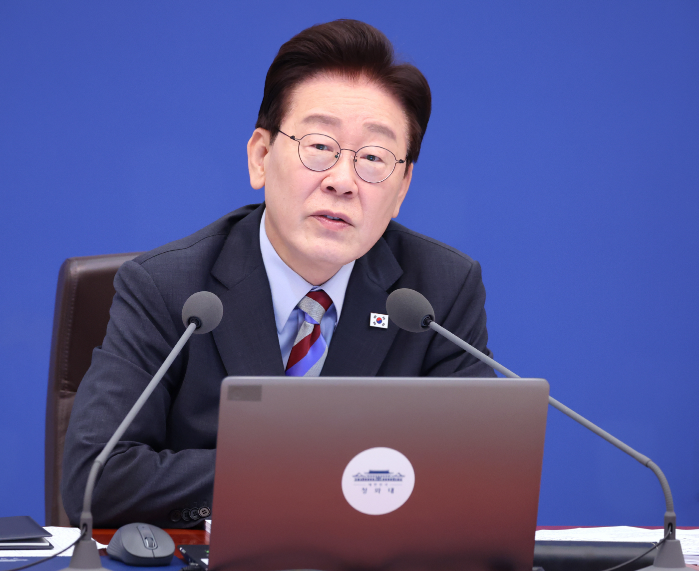 이재명 대통령, 국무회의 발언<YONHAP NO-3549>