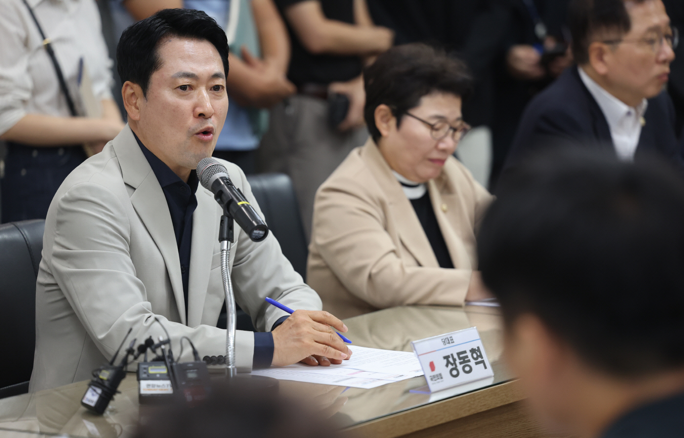 장동혁, 충주서 농지 전수조사 의견 청취 간담회<YONHAP NO-4276>