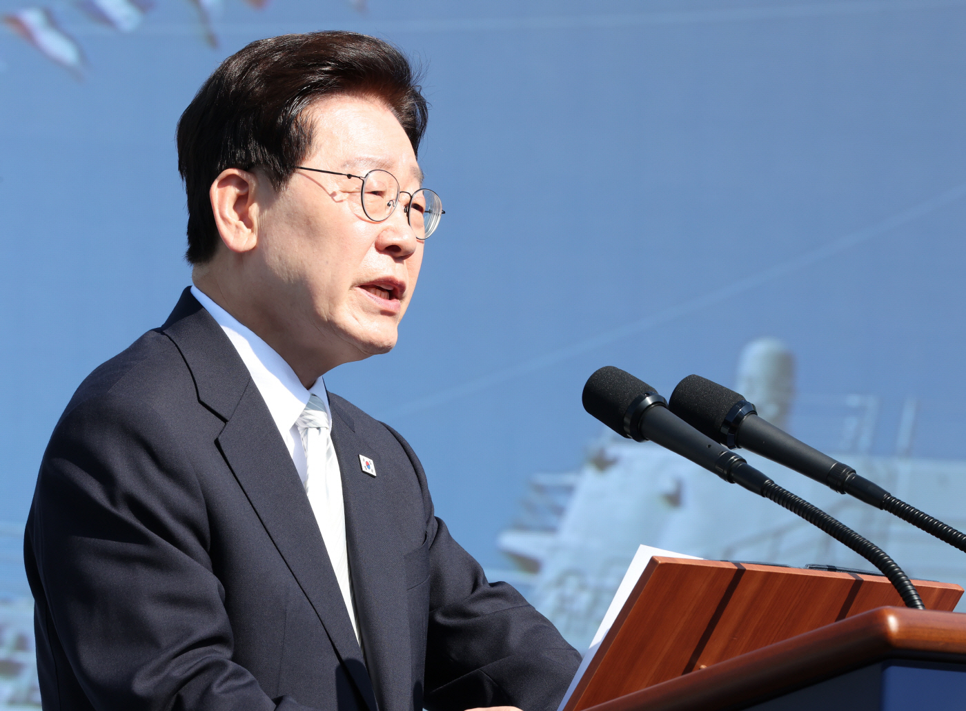 축사하는 이재명 대통령<YONHAP NO-4327>