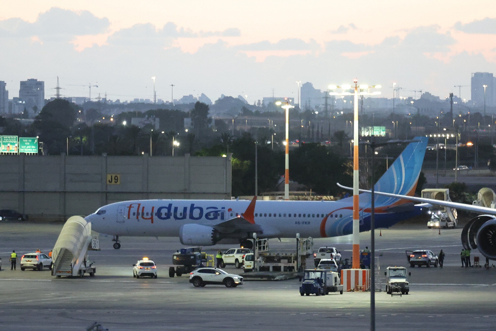 ISRAEL UAE FLYDUBAI <YONHAP NO-0248> (EPA)