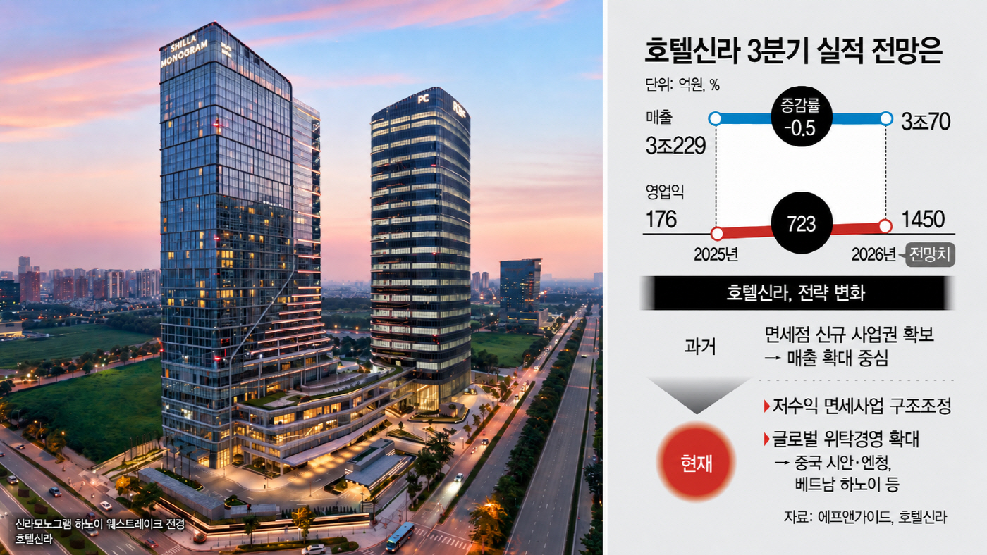 신라모노그램 하노이 웨스트레이크 실적 전망 인포그래픽