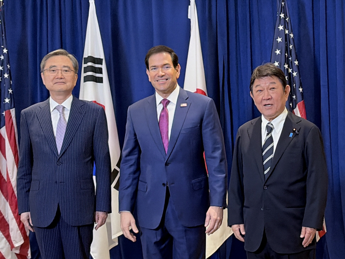 한미일 외교장관 회담<YONHAP NO-0443>