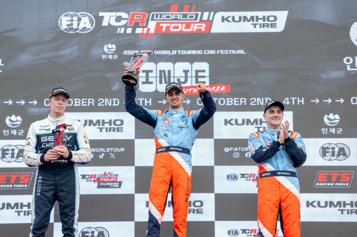 (사진자료 1) 현대자동차 '더 뉴 아반떼 N TCR', 2026 TCR 월드투어 5라운드 우승