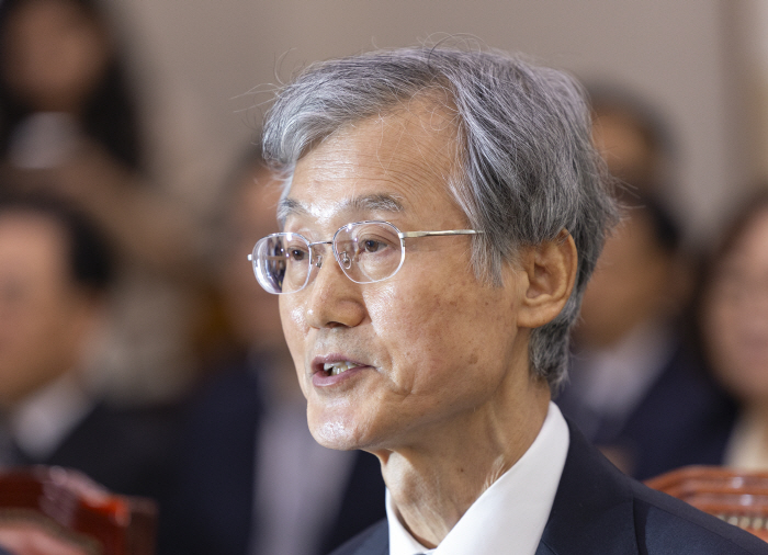 대법관 재제청 관련 입장 말하는 조희대 대법원장