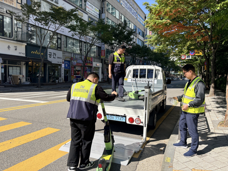 1.안산시, 무단 방치 개인형 이동장치 즉시 견인 강화