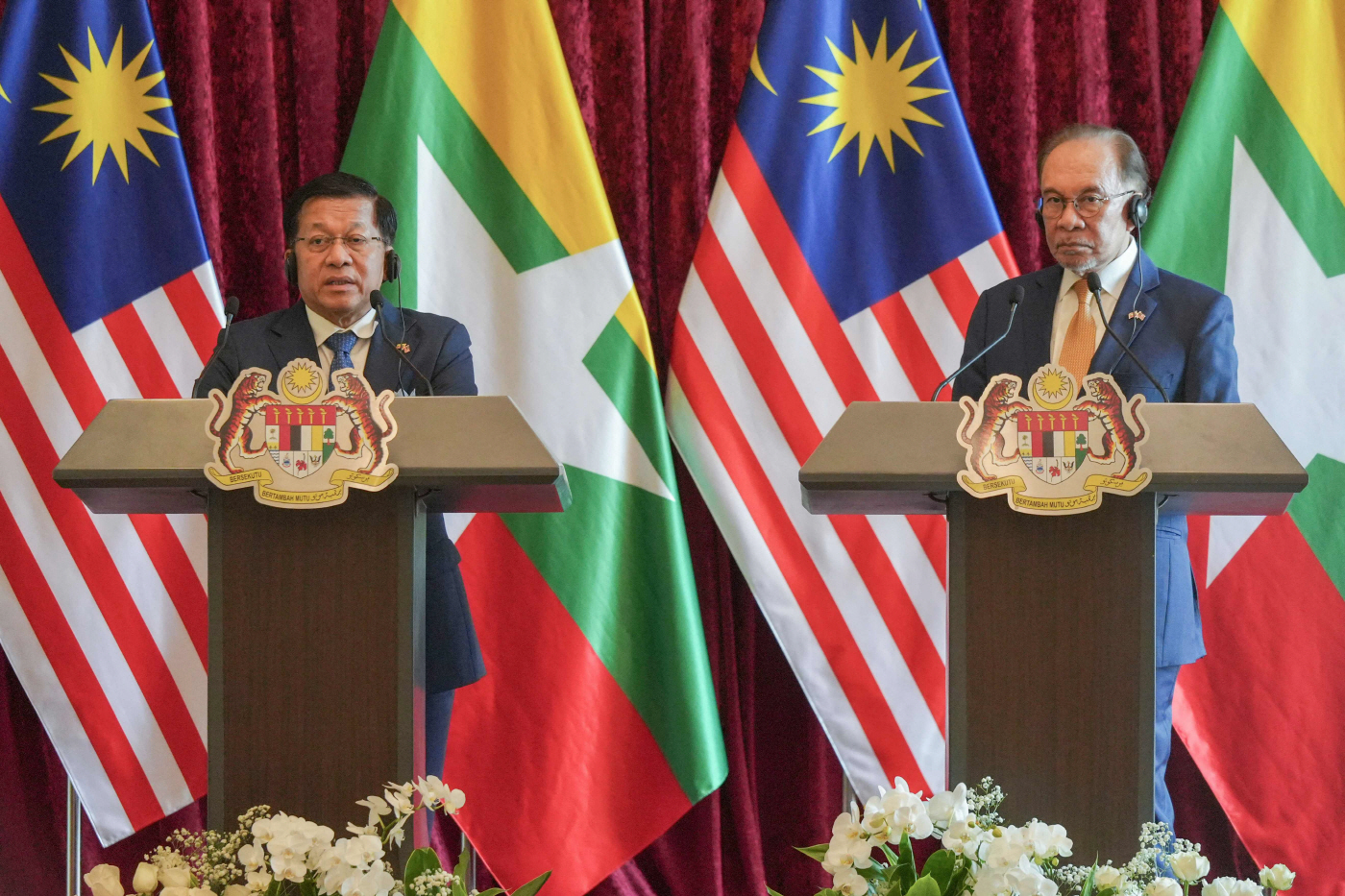 MALAYSIA-MYANMAR-DIPLOMACY <YONHAP NO-4597> (AFP)