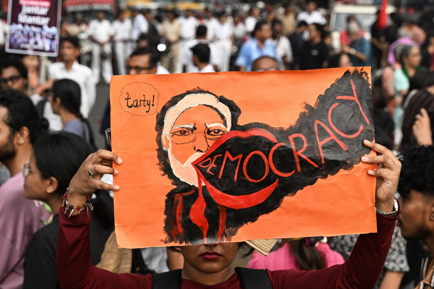 INDIA-POLITICS-PROTEST <YONHAP NO-6422> (AFP)