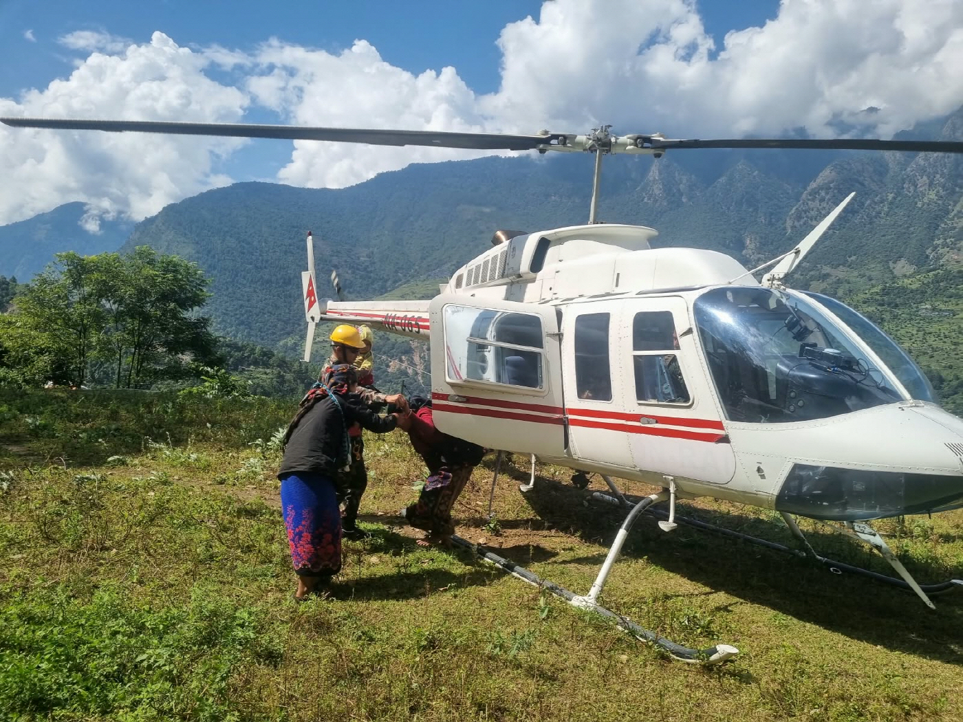 Nepal Flash Flood <YONHAP NO-5412> (Nepal Army via AP)