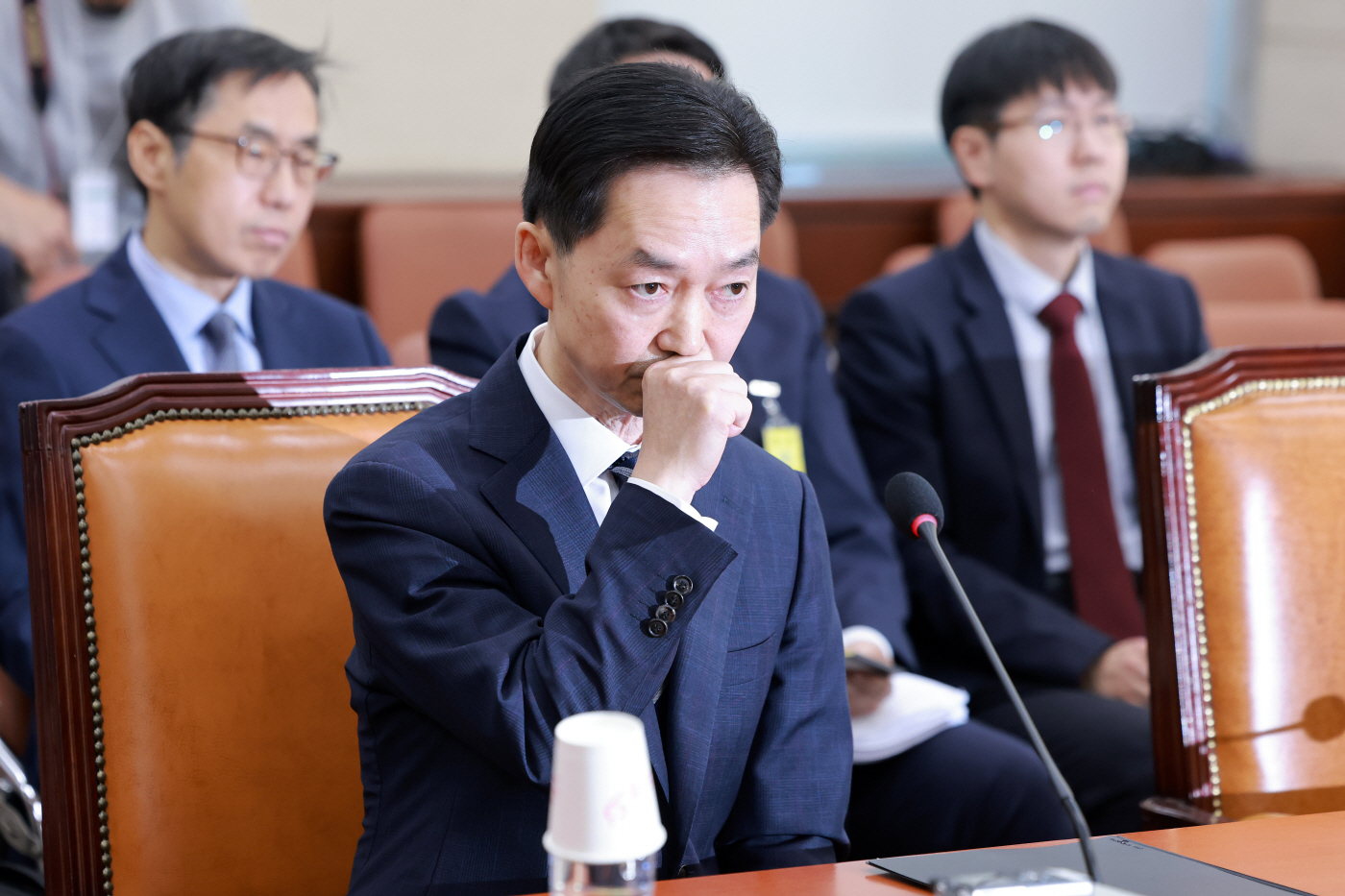 인사청문회 앞둔 김지용 초대 중수청장 후보자<YONHAP NO-4686>