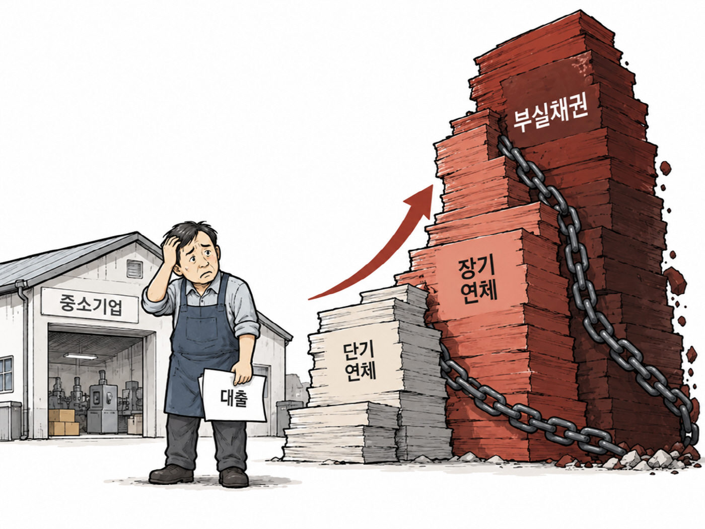 중소기업 부실채권의 그림자