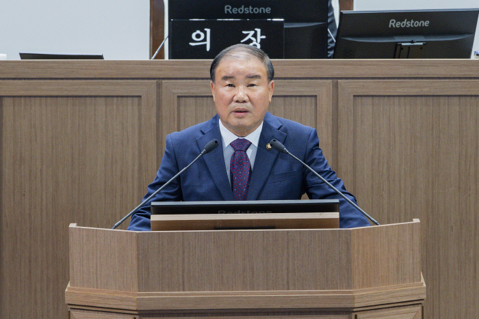 사본 - 1.김정주의원 5분자유발언 진행 모습1