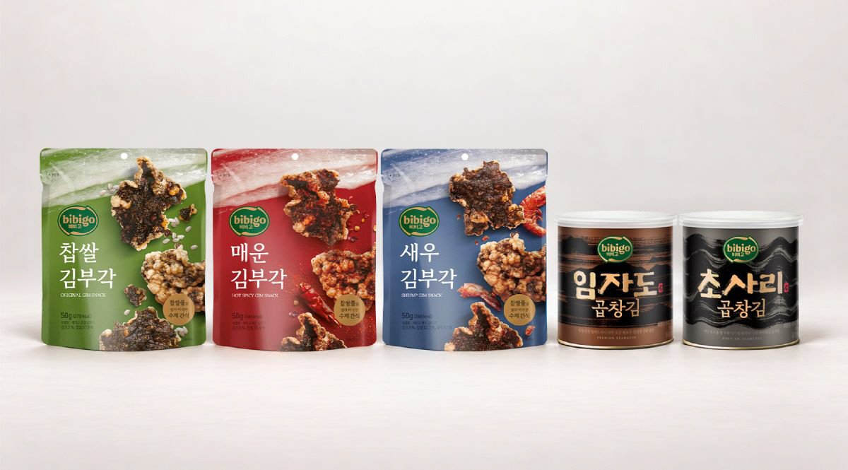 [CJ제일제당 사진자료] 비비고 김부각 3종 캔김 2종 제품 이미지