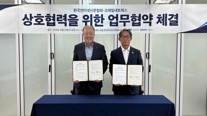 한국인터넷신문협회 업무협약식