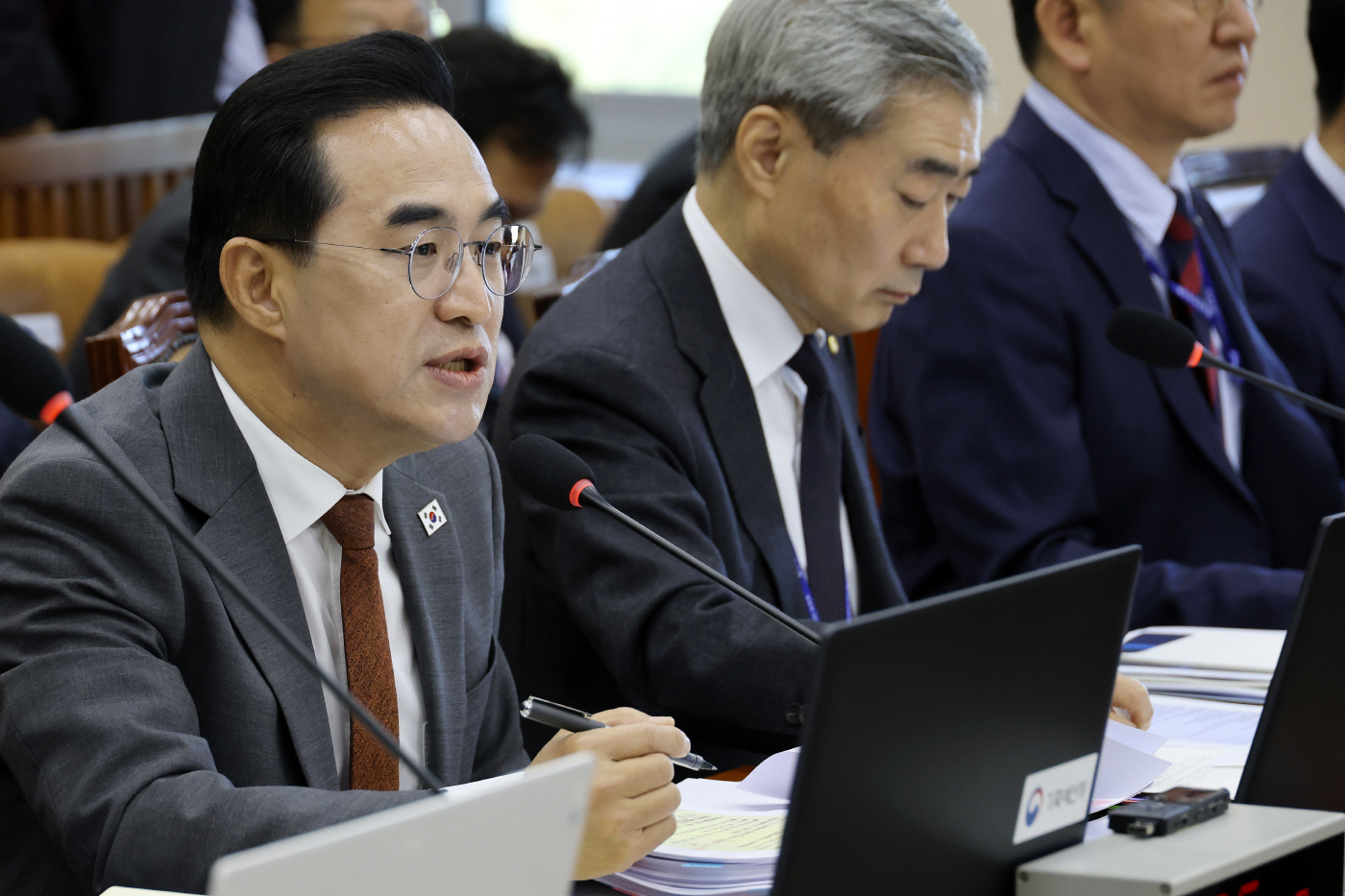 종합 감사에서 답변하는 박홍근 기획예산처 장관<YONHAP NO-4758>