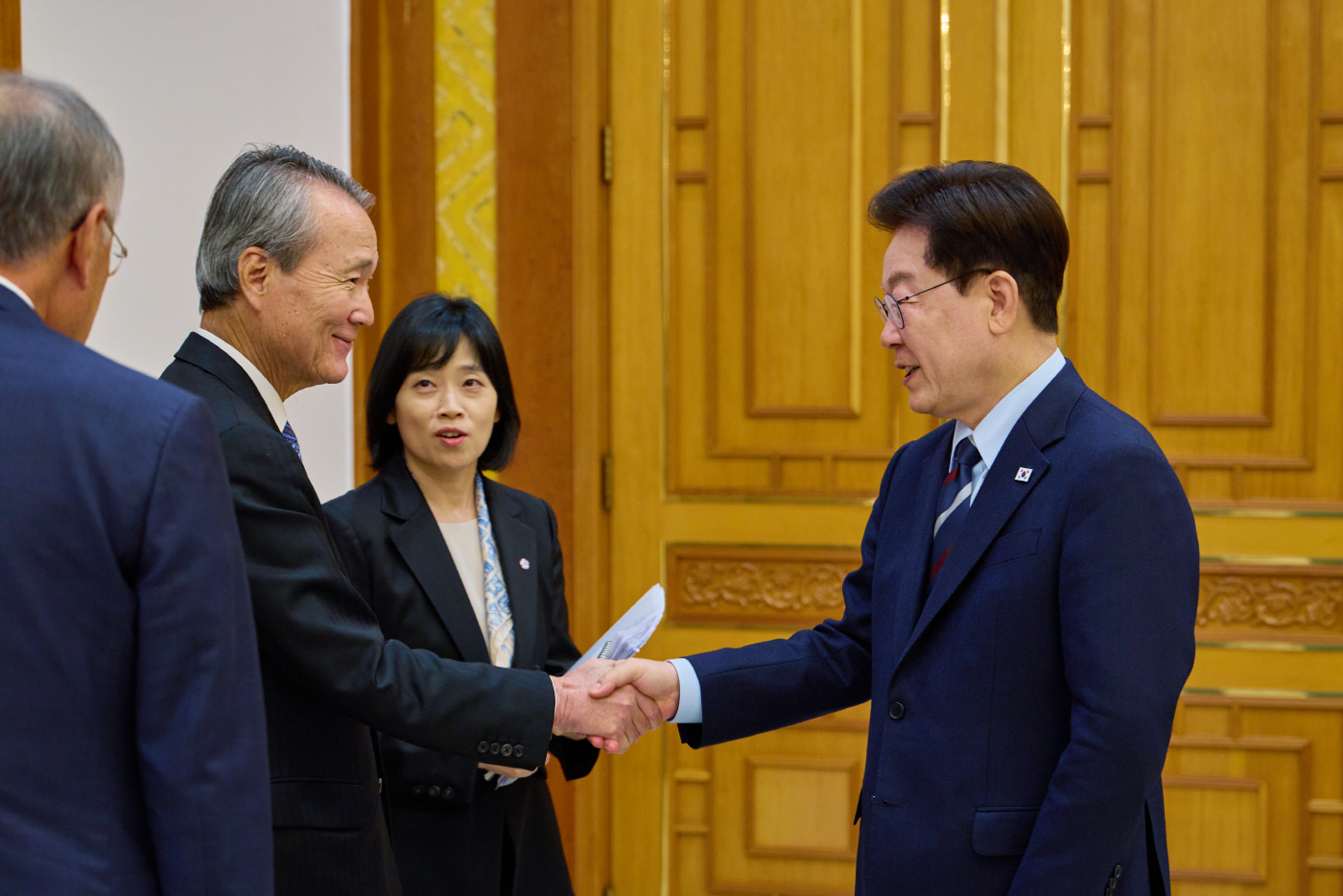 이재명 대통령, 한일재계회의 대표단 접견