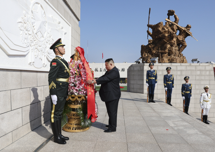 CHINA-LIAONING-DANDONG-WANG HUNING-DPRK-KIM JONG UN-VISIT (CN)