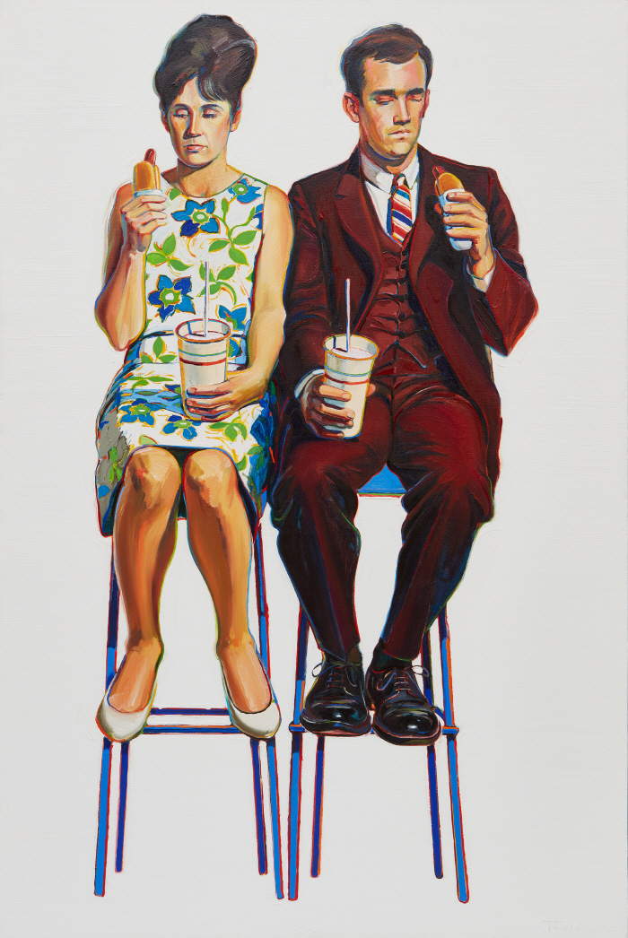 Thiebaud - Eating Figures-2
